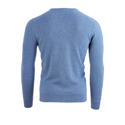 Cashmere V-Neck Sweater - Bluewash