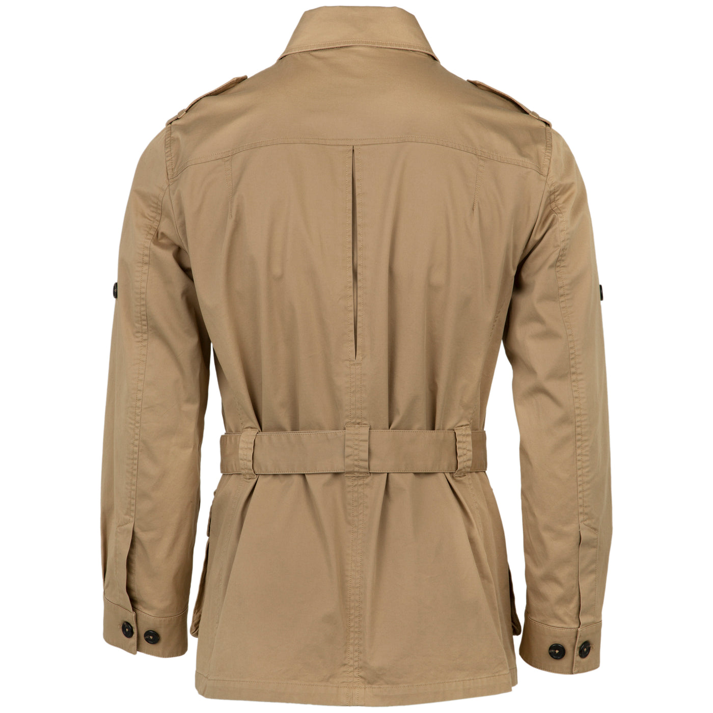 Men's Serengeti safari hazelnut jacket rear
