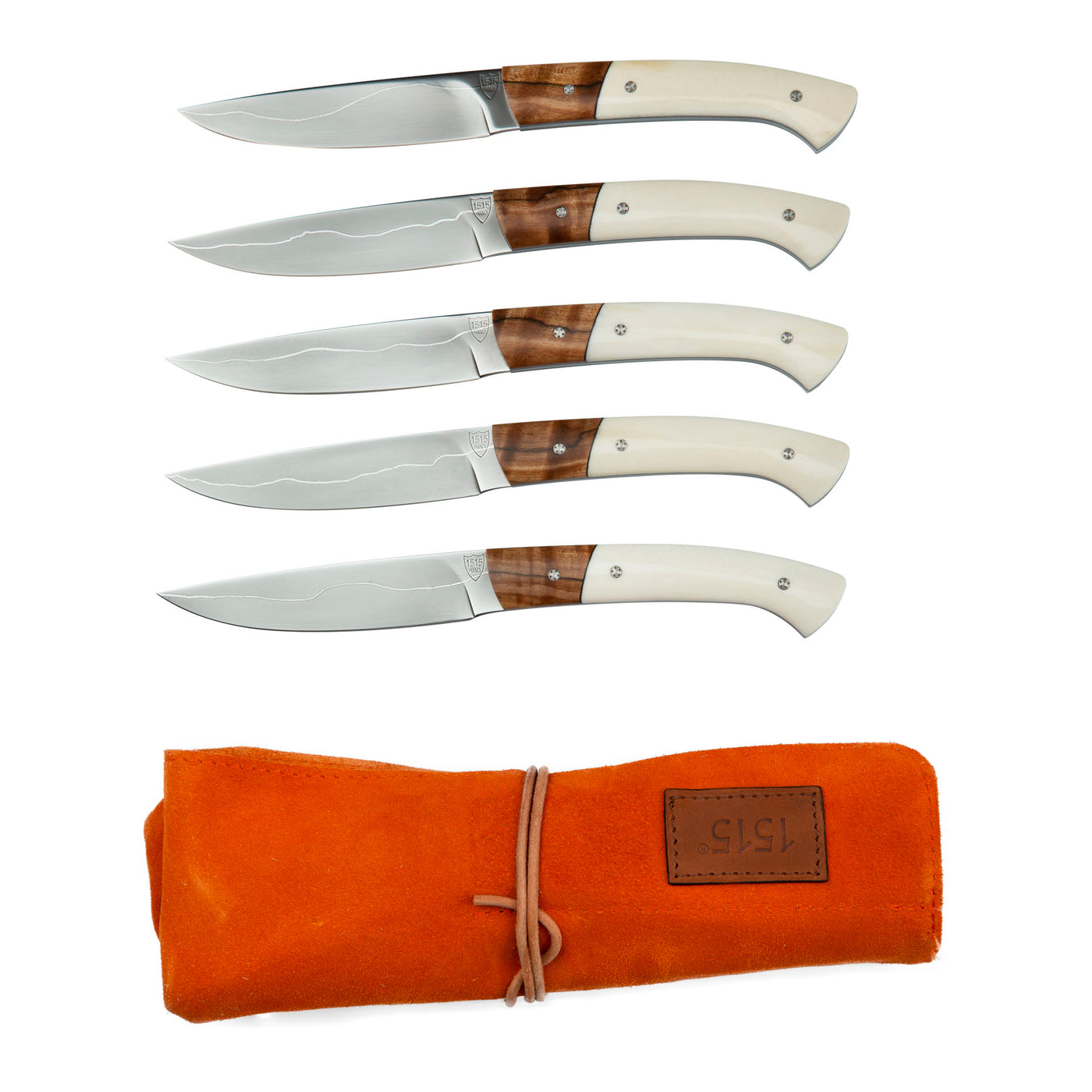 Shop Beech / Bone Steak Knives | Laplace Emmanuel