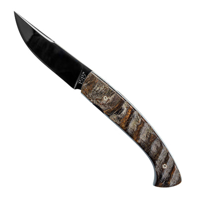 Manu LaPlace's 1515 Buffalo Black PVD Folding Blade Knife for sale