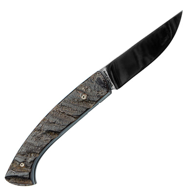Shop Buffalo Black PVD Folding Blade Knife | Manu LaPlace's 1515