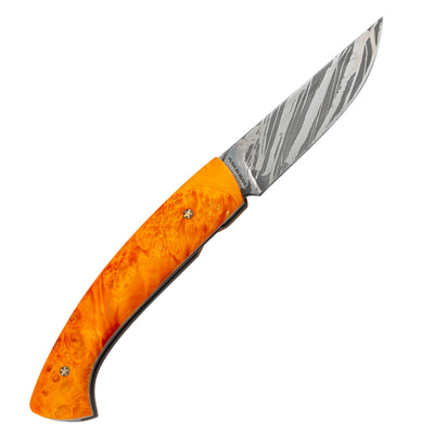 Manu LaPlace's 1515 Maple Negundo Oxidized Blade folding knife for sale