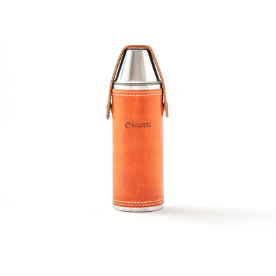 Alpina Cowhide Hunting Flask - Orange  price