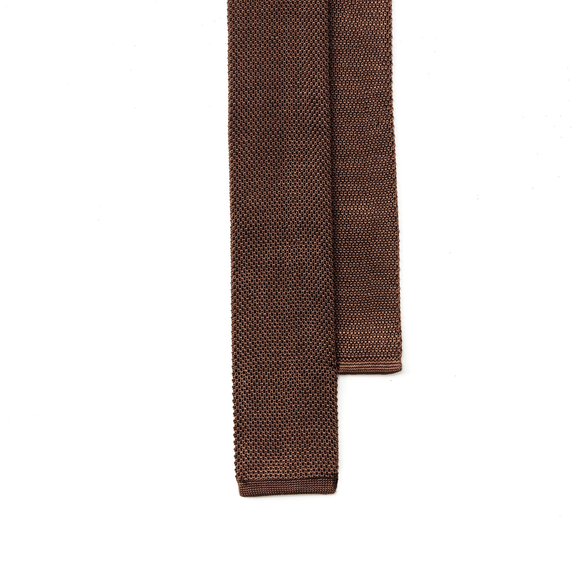 Shop Brown Silk Knit Tie | Beretta Gallery USA