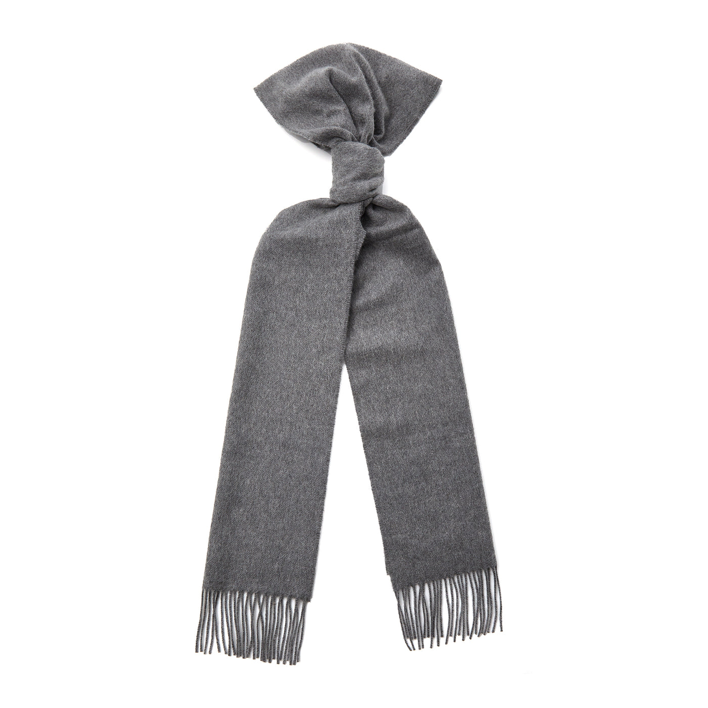 Charcoal cashmere woven Scarf