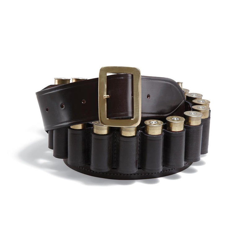 20GA Malton Bridle Leather Cartridge Belt