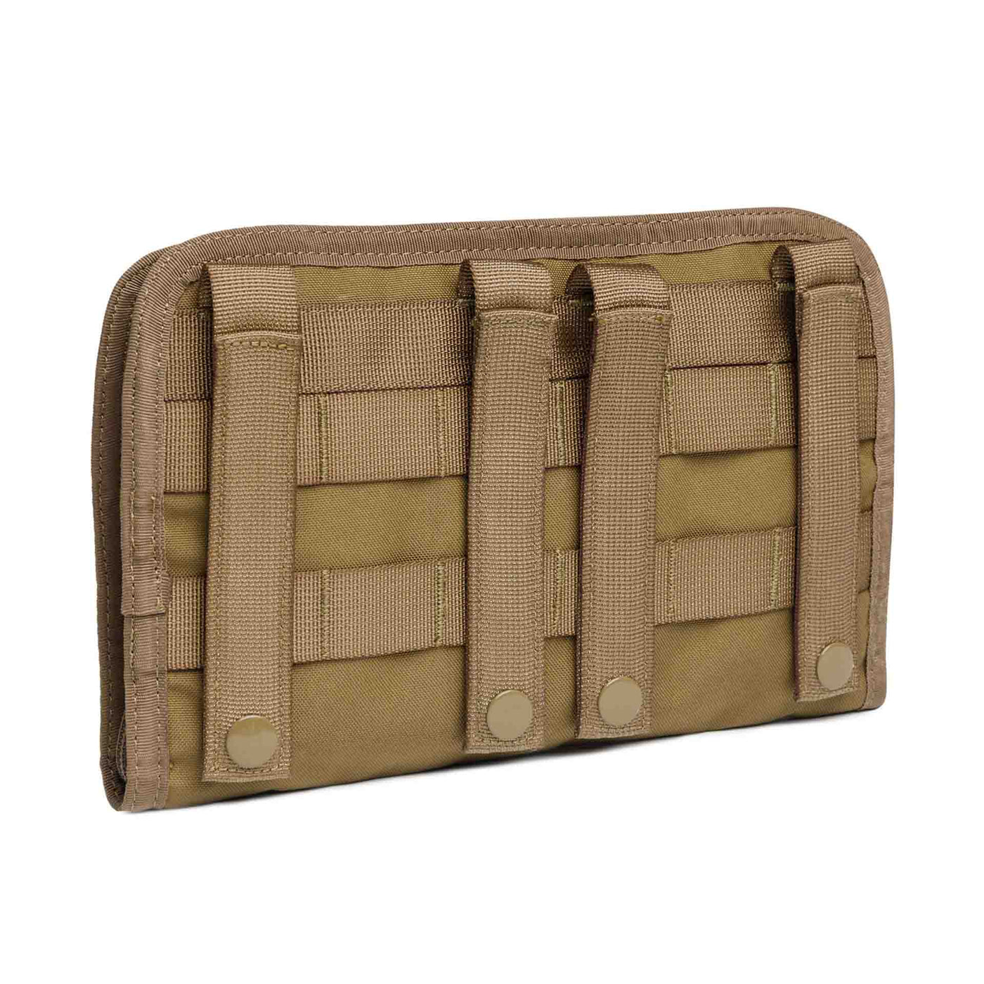 Tactical Organizer Pouch with MOLLE system coyete rear