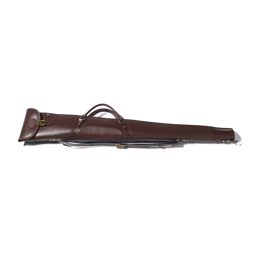 Byland Shotgun Slip With Flap, Zip and Carry Handles - Dark Havana