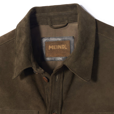 Little Rock Suede Overshirt - Green