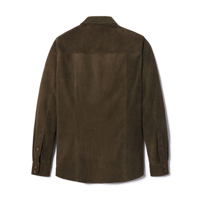 Mens Suede Overshirt