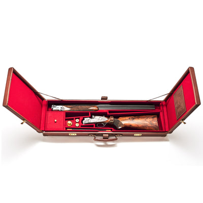 SO6 Sparviere over and under shotgun case open view