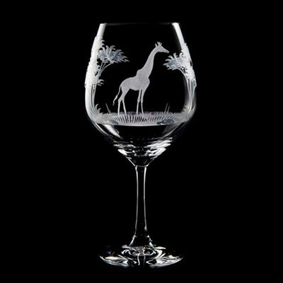 African Burgundy Glass
