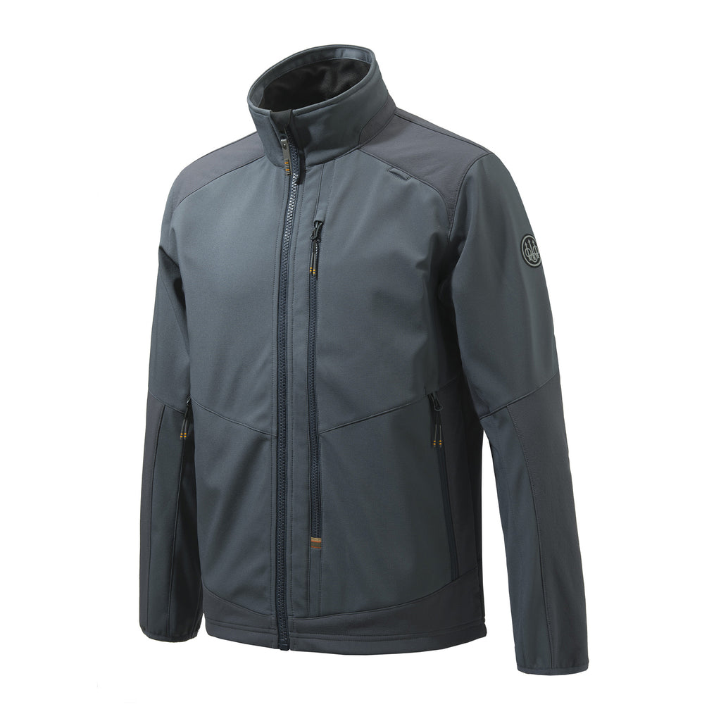 Beretta Butte Softshell Jacket in Ebony for Hunting and Outdoors
