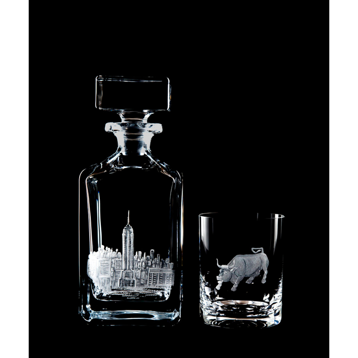 Whiskey Decanter Empire Building