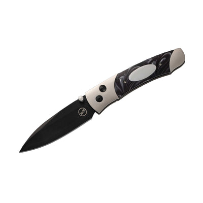 A200-3B' Pocket Knife black open | William Henry