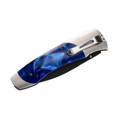 A300-1B' Pocket Knife blue folded | William Henry