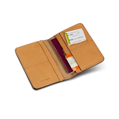 Vintage Leather Passport Wallet