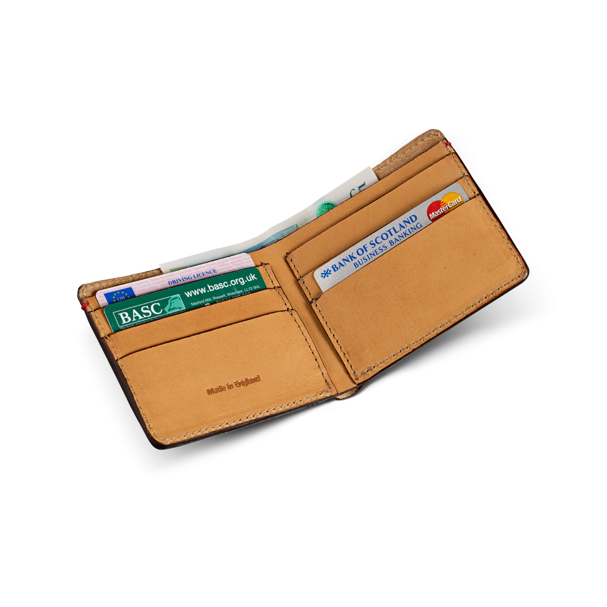 Vintage Leather Folding Wallet